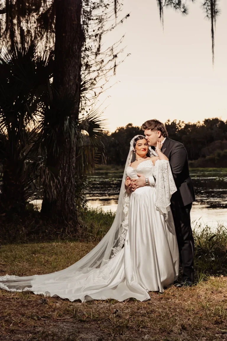 Chihuahua bouquet and a vintage Corvette: This backyard Halloween wedding is the ultimate DIY treat