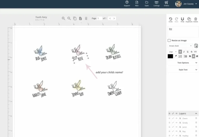 How To Make The Cutest Personalized Tooth Fairy Dishes Using Inkjet Waterslide Paper