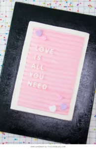 Message Board Sheet Cake