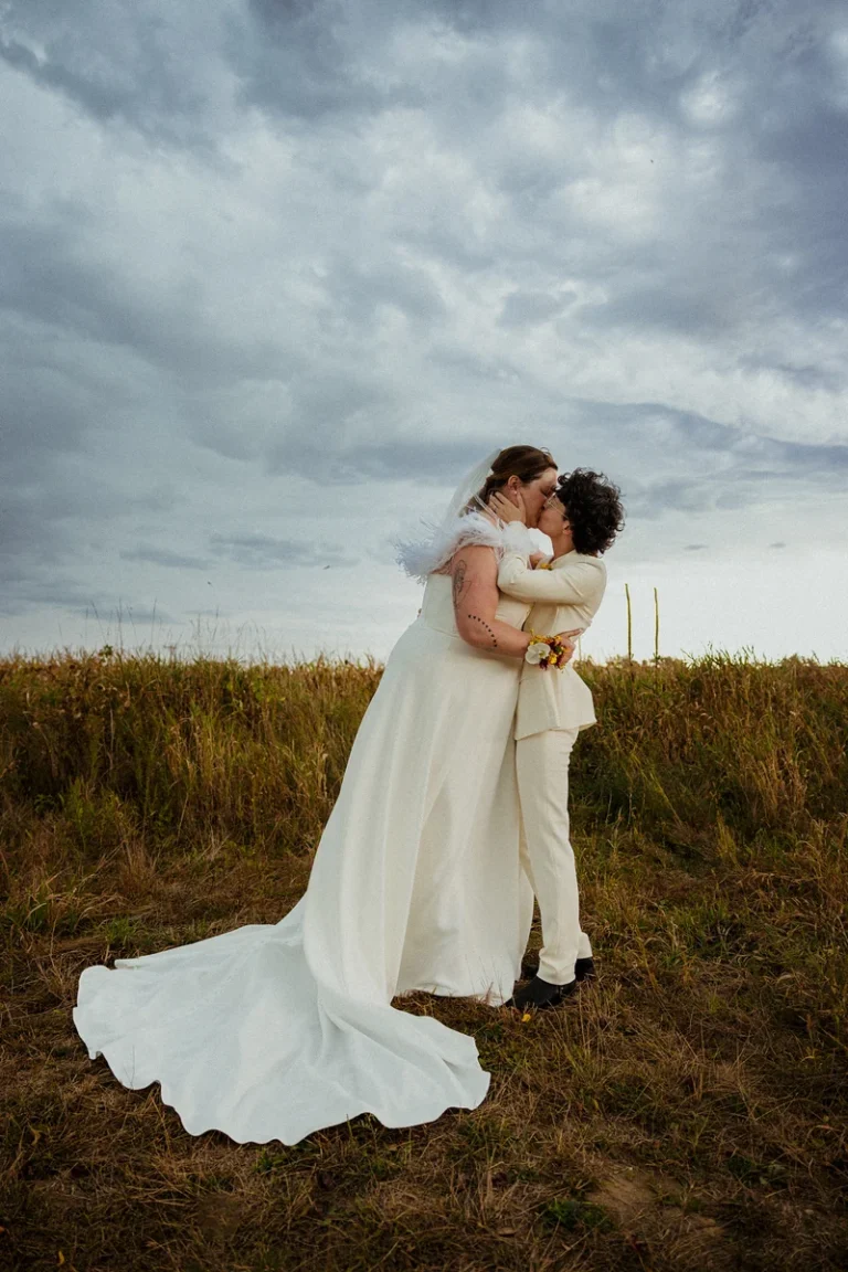 A Serendipitous Romance Culminates in a Celebratory Wisconsin Creamery Wedding for Cali and Cezanne