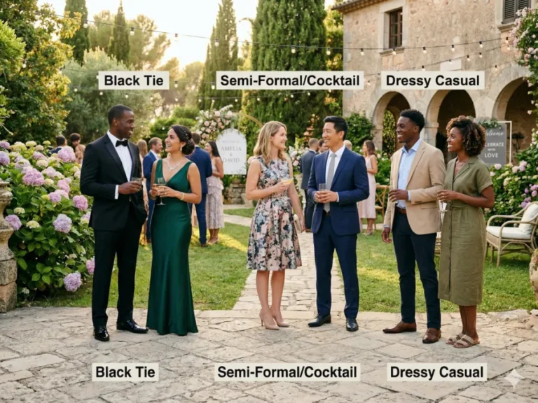 Clarity in Attire: Five Key Indicators Your Wedding Dress Code Needs Refinement for Guest Compliance and Event Cohesion