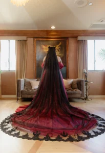 Erika and Tyler Orchestrate a Galactic Alliance: A Sith-Inspired Star Wars Wedding Redefines Themed Celebrations in Los Angeles.