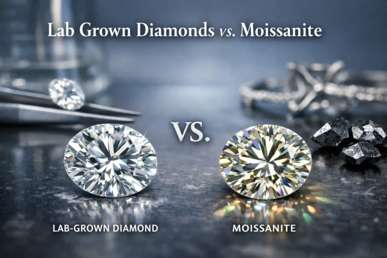 Lab-Grown Diamonds vs. Moissanite: A Comprehensive Buyer’s Guide to Making the Right Choice
