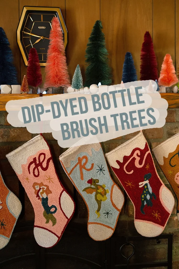 The Artisanal Resurgence in Holiday Decor and the Technical Methodology of Custom Dip-Dyeing Bottle Brush Trees