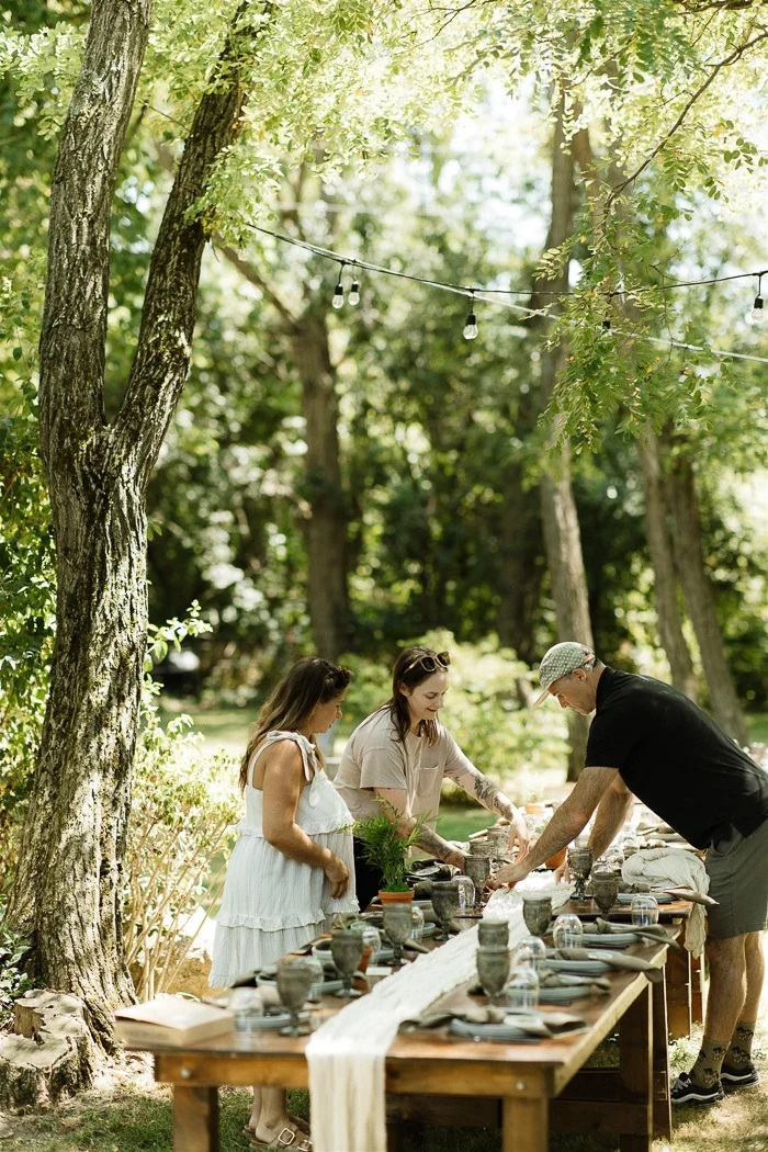 This Wedding Photographer Planned Her Dream Wedding Under the Trees at Her Home in Ontario