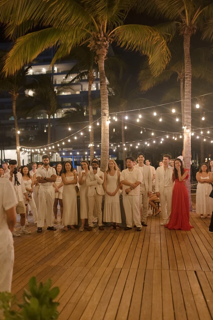 At Garza Blanca Cancún, Black Tie and Beachfront Made the Perfect Wedding Combination