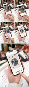 Canon Collaborates with Something Turquoise to Launch Holiday-Themed Digital Photo Framing Assets for IVY Mini Printer Series